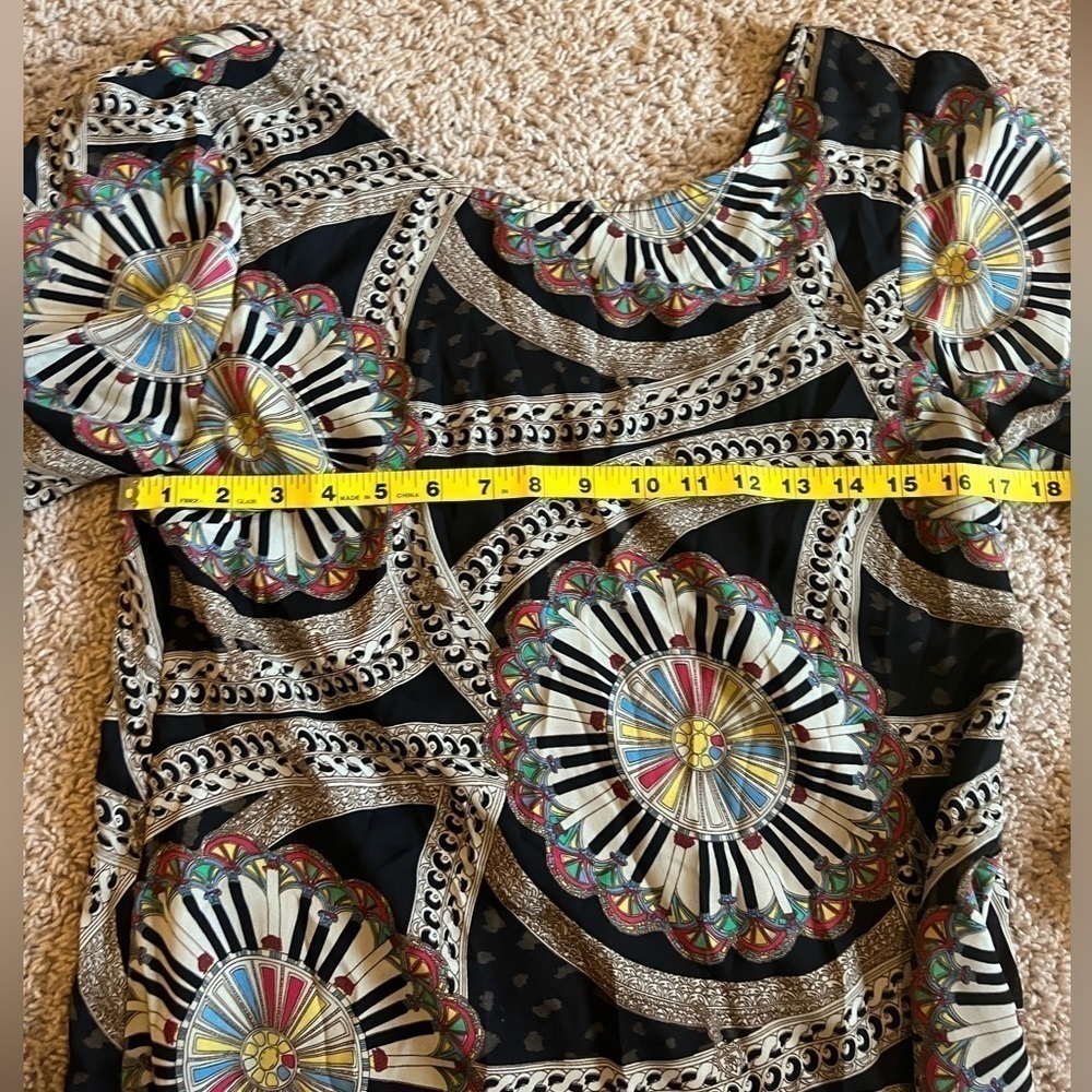 ANTHROPOLOGIE Tulle mini geometric dress - Picture 3 of 5